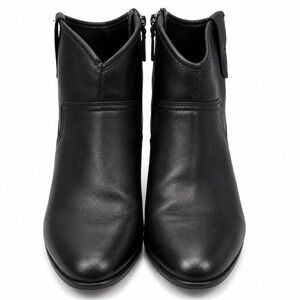 Dr. Scholl’s Black Ankle Boots | Block Heel | Side Zip | Size 8.5M
